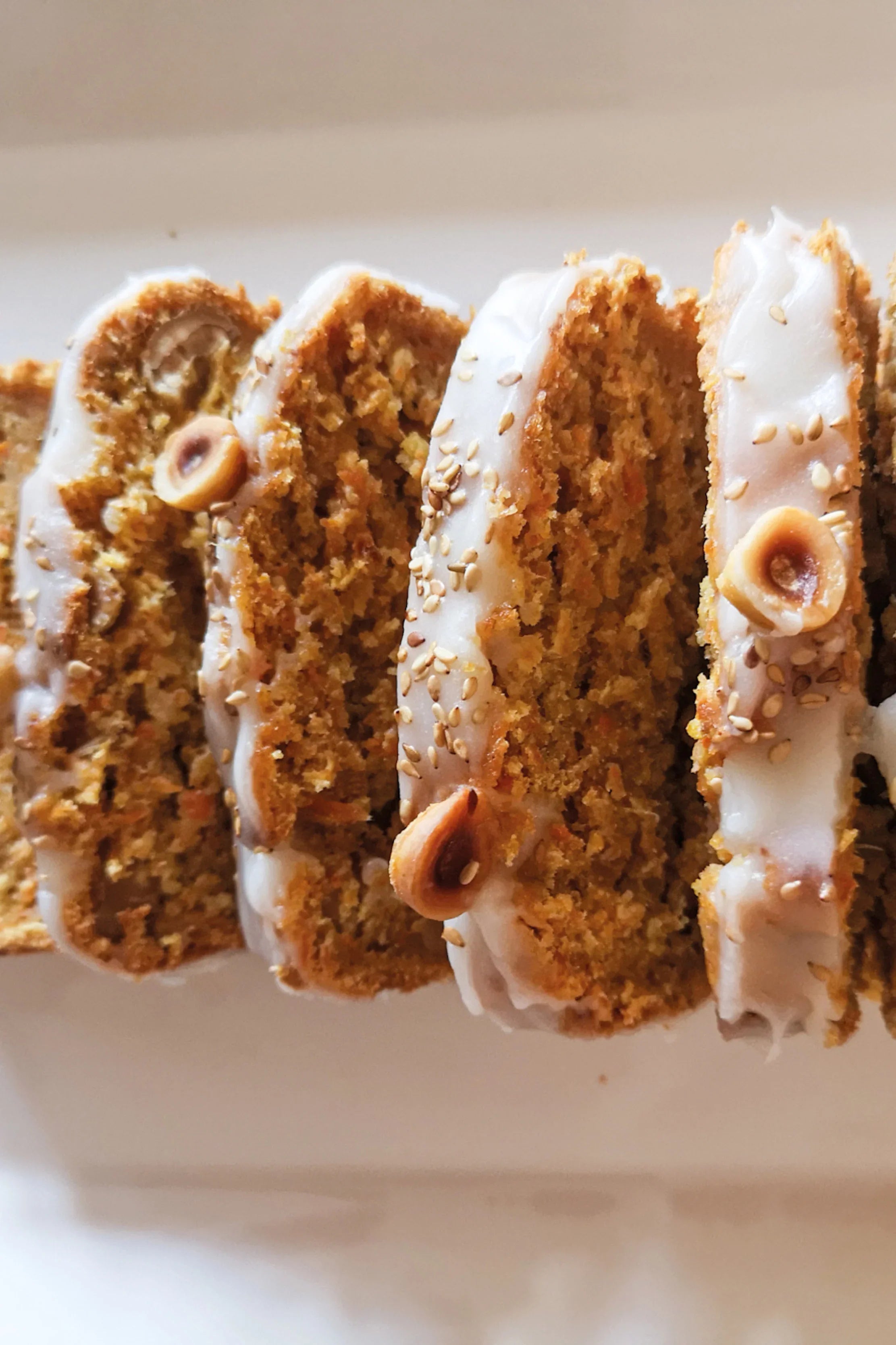 Carrot cake vegan et sans gluten