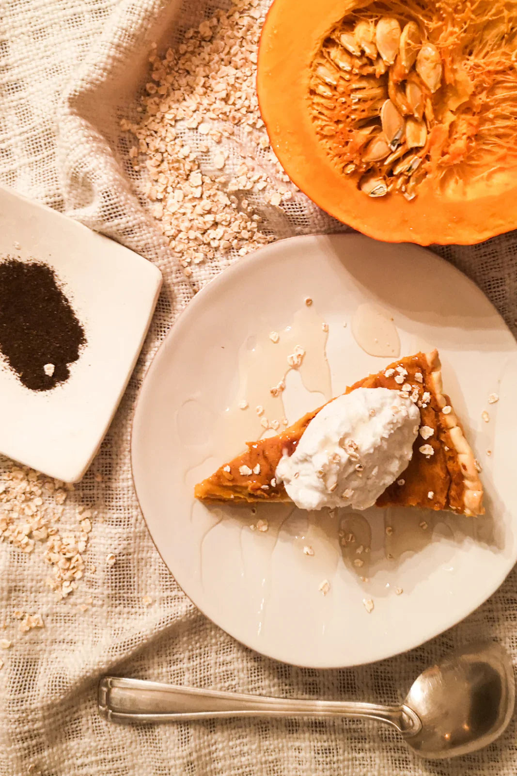 Pumpkin pie d’Halloween version healthy