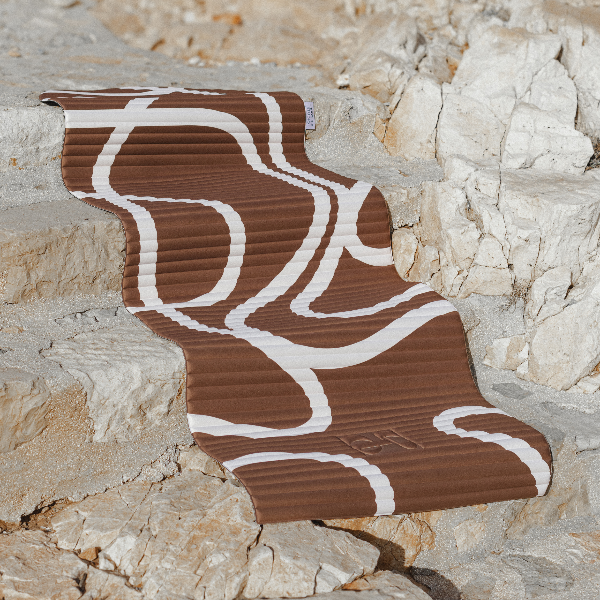 Tapis de yoga pilates Archy - Imprimé Bari Choco