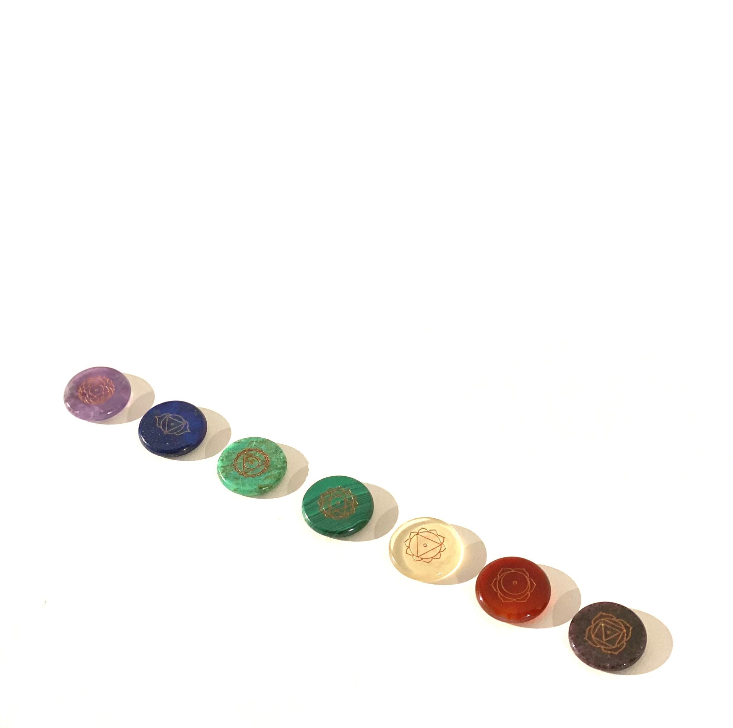 Cristaux- kit 7 Chakras Energie