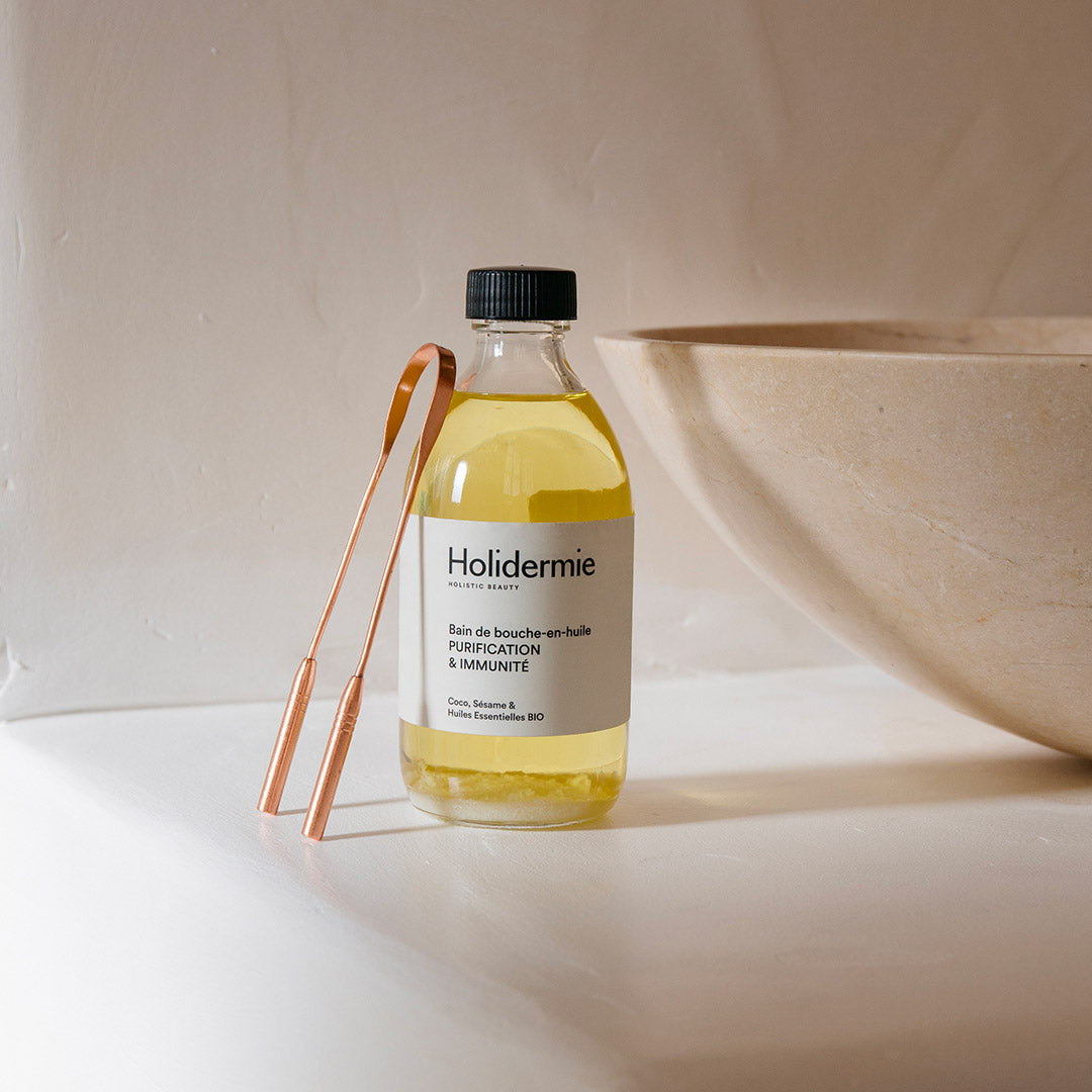 Gratte-Langue en Cuivre