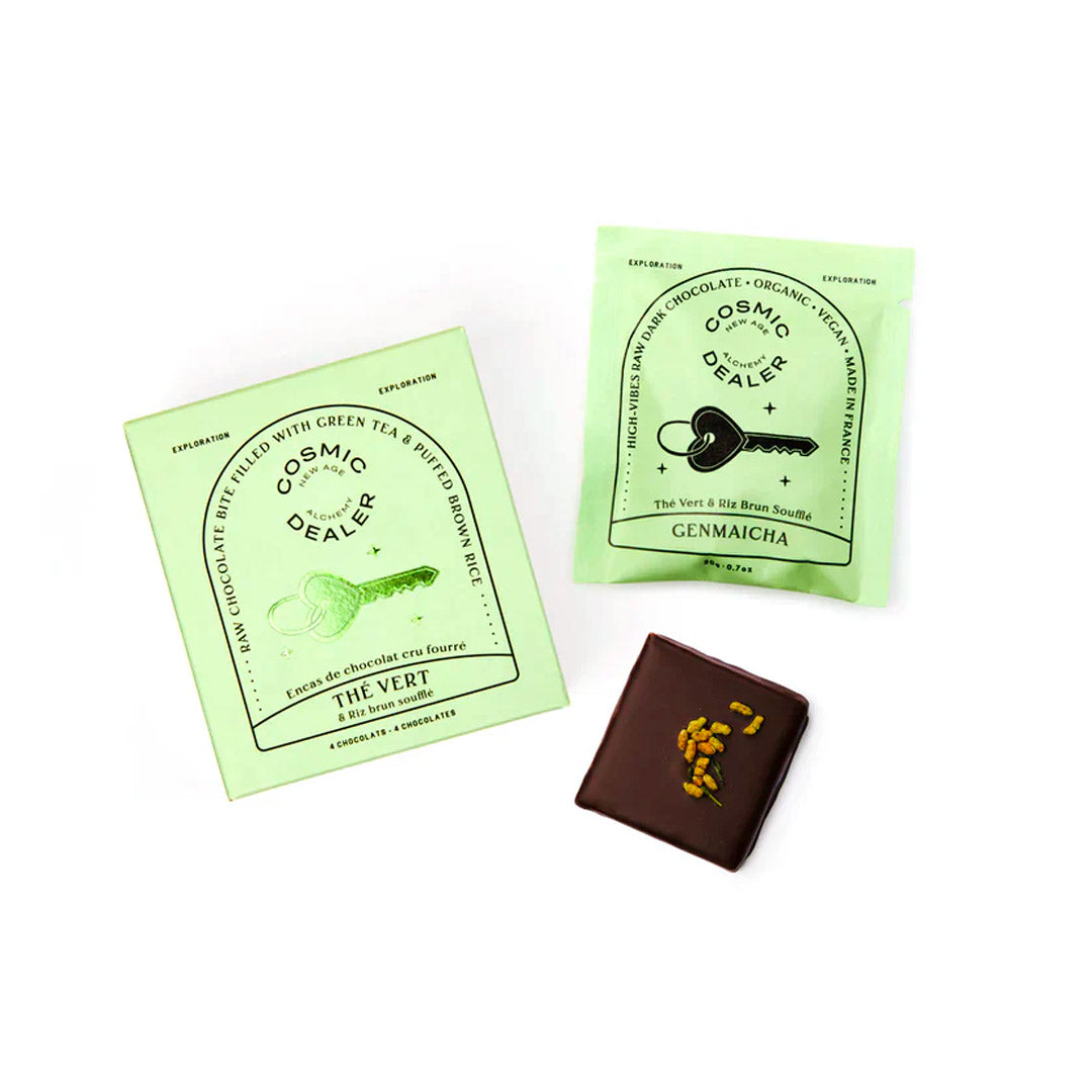 Cacao cru Genmaicha & Riz Brun Soufflé - 4 sachets