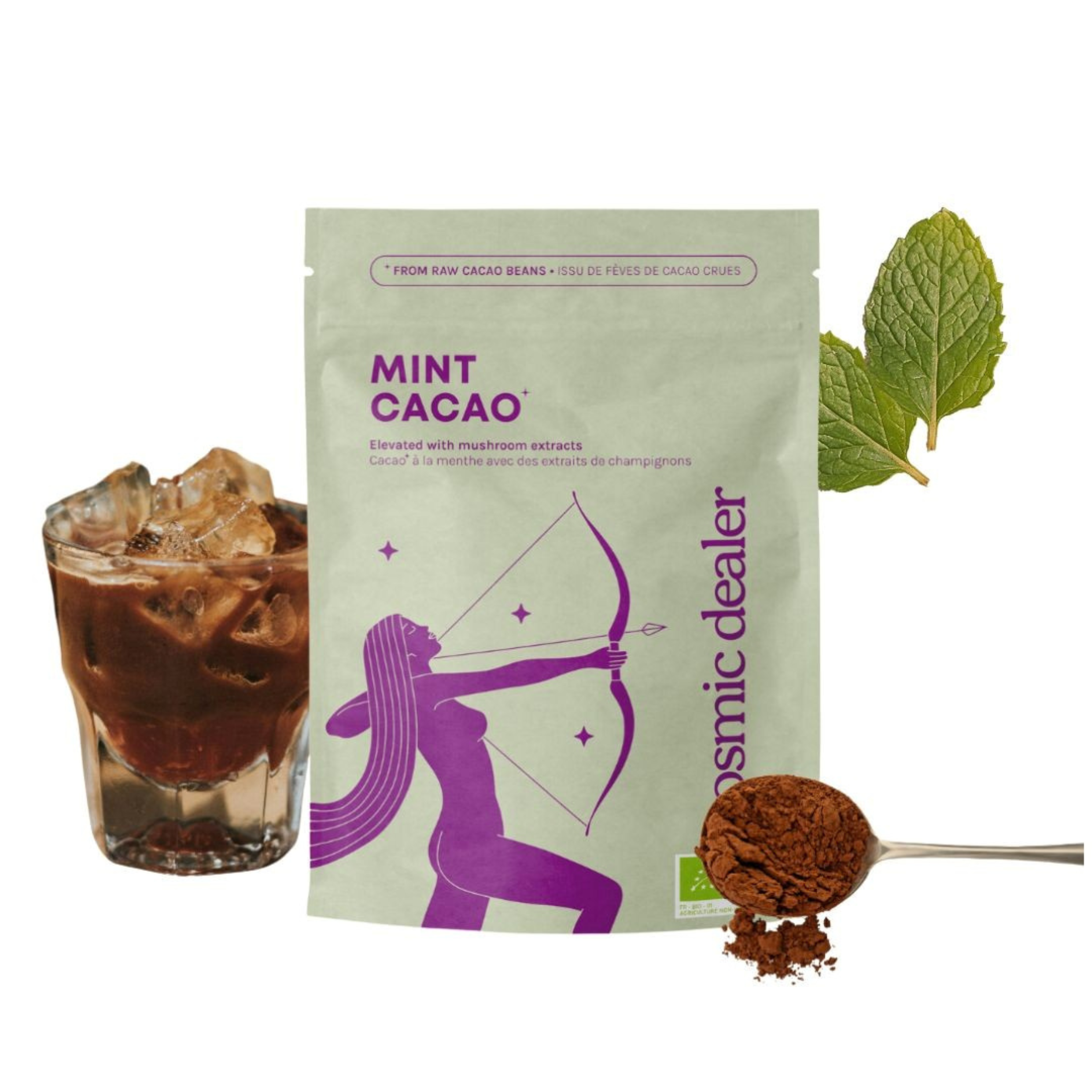 Cacao Cru en Poudre - Cacao Menthe