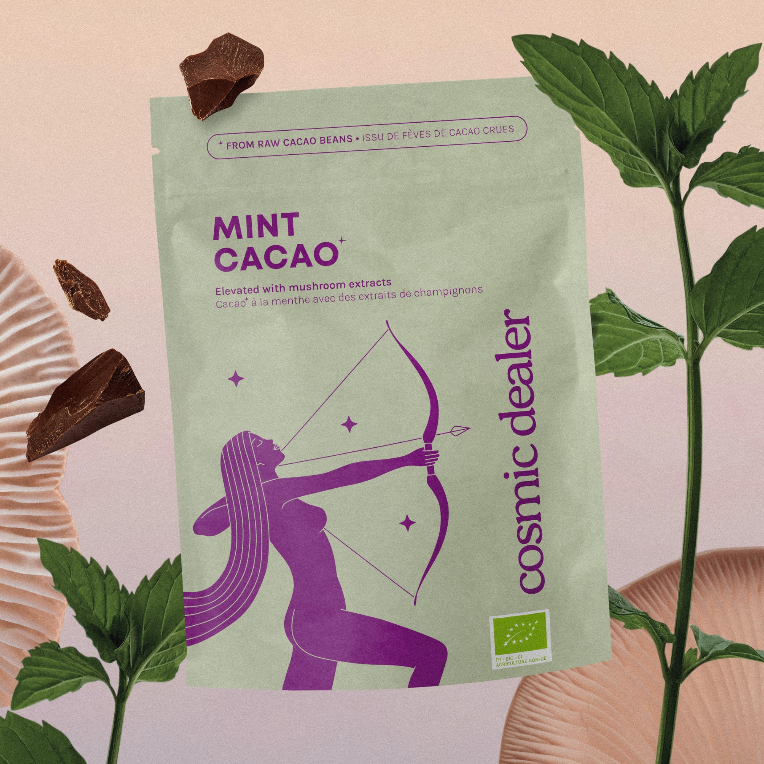 Cacao Cru en Poudre - Cacao Menthe