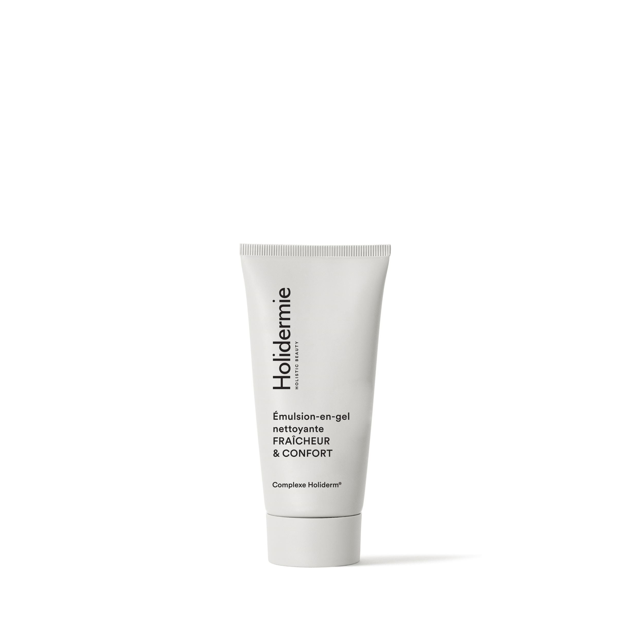 Émulsion-en-gel nettoyante format voyage pour peau sensible Holidermie