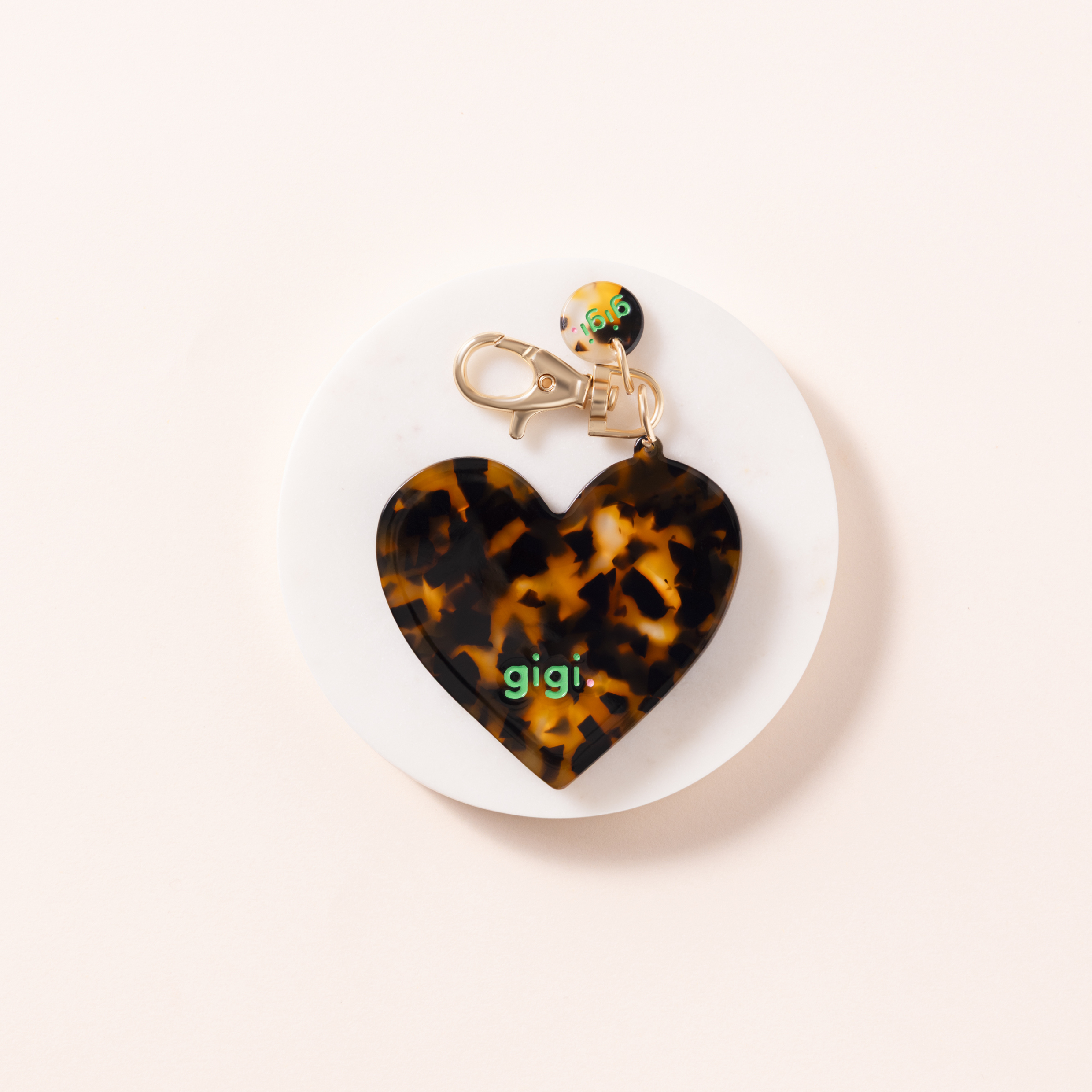 Porte-clef Miroir Coeur