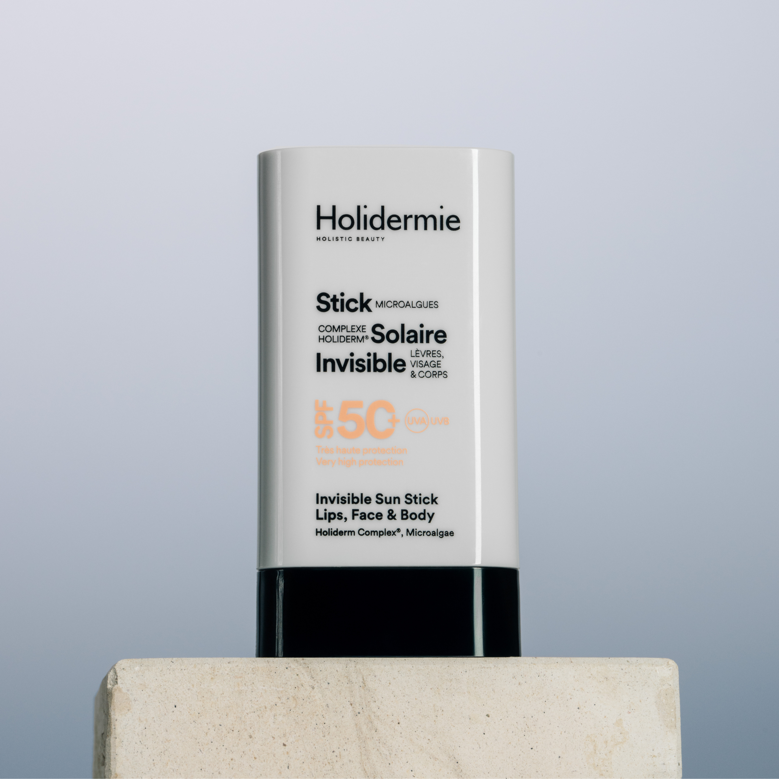 Stick solaire invisible SPF50+ protection UV