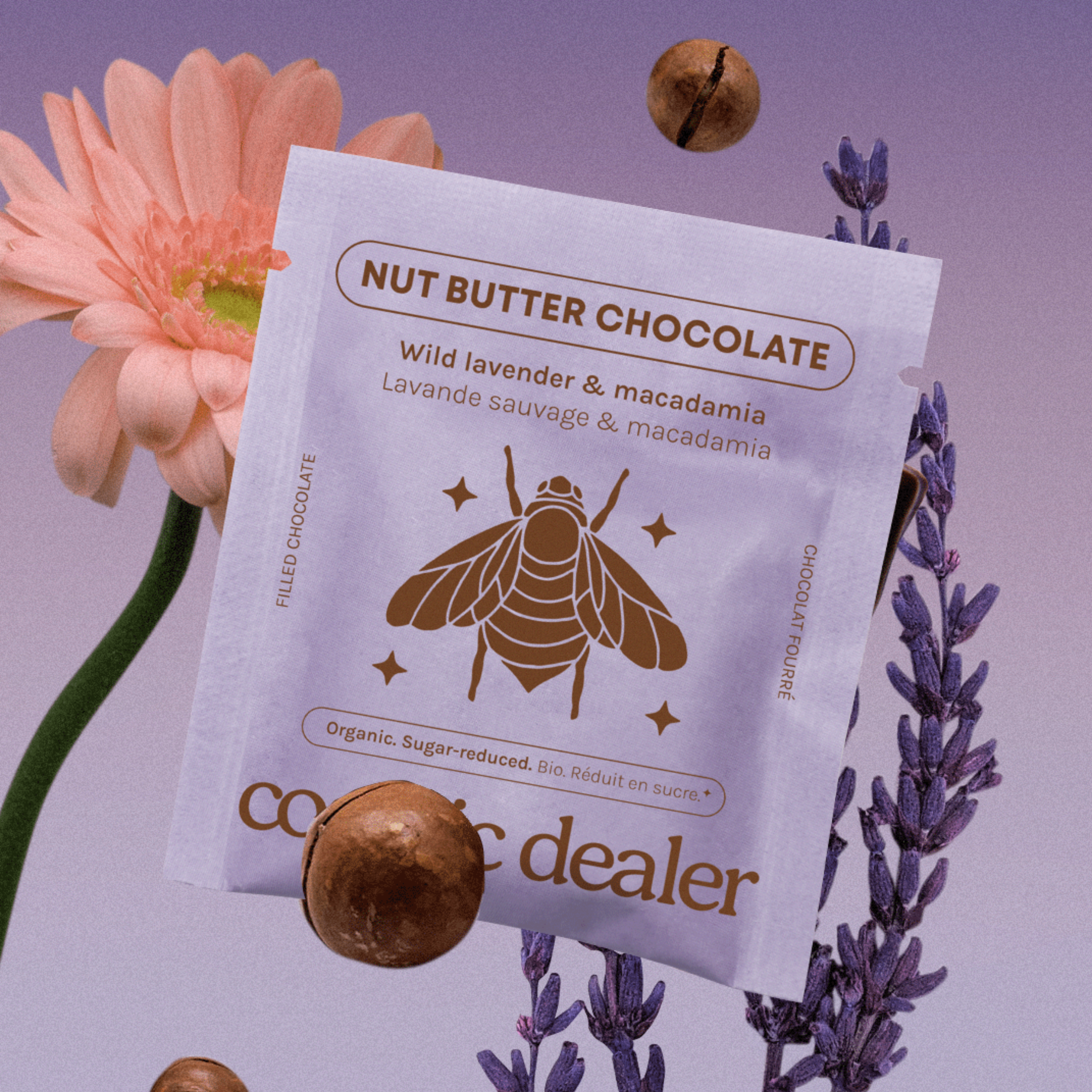 Cacao cru Lavande Sauvage & Macadamia BIO