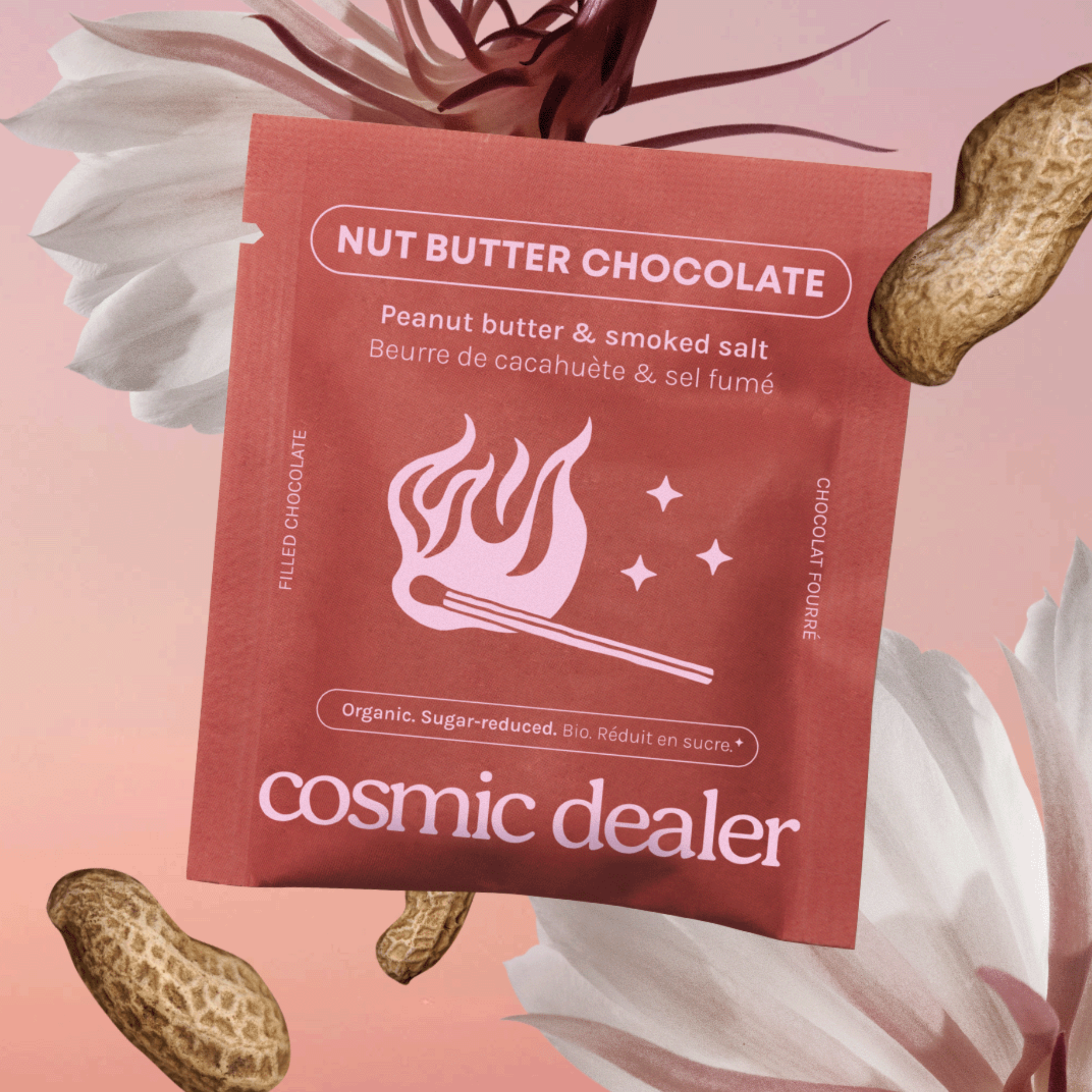 Cacao cru Beurre de Cacahuète & Sel Fumé BIO