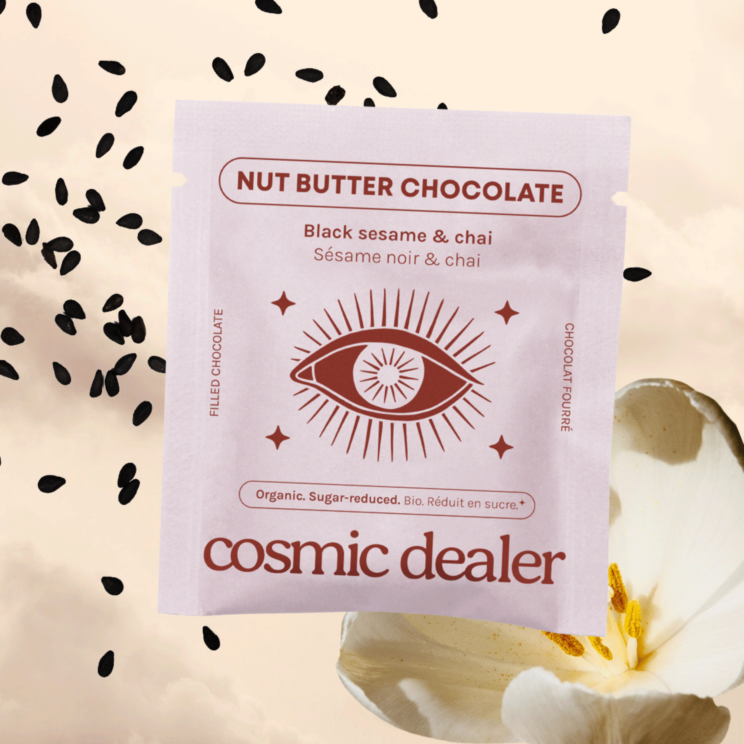 Cacao Cru Sésame Noir & Chai BIO