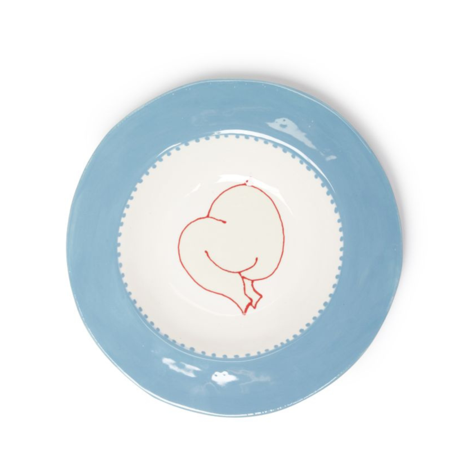 Assiette "peachy"