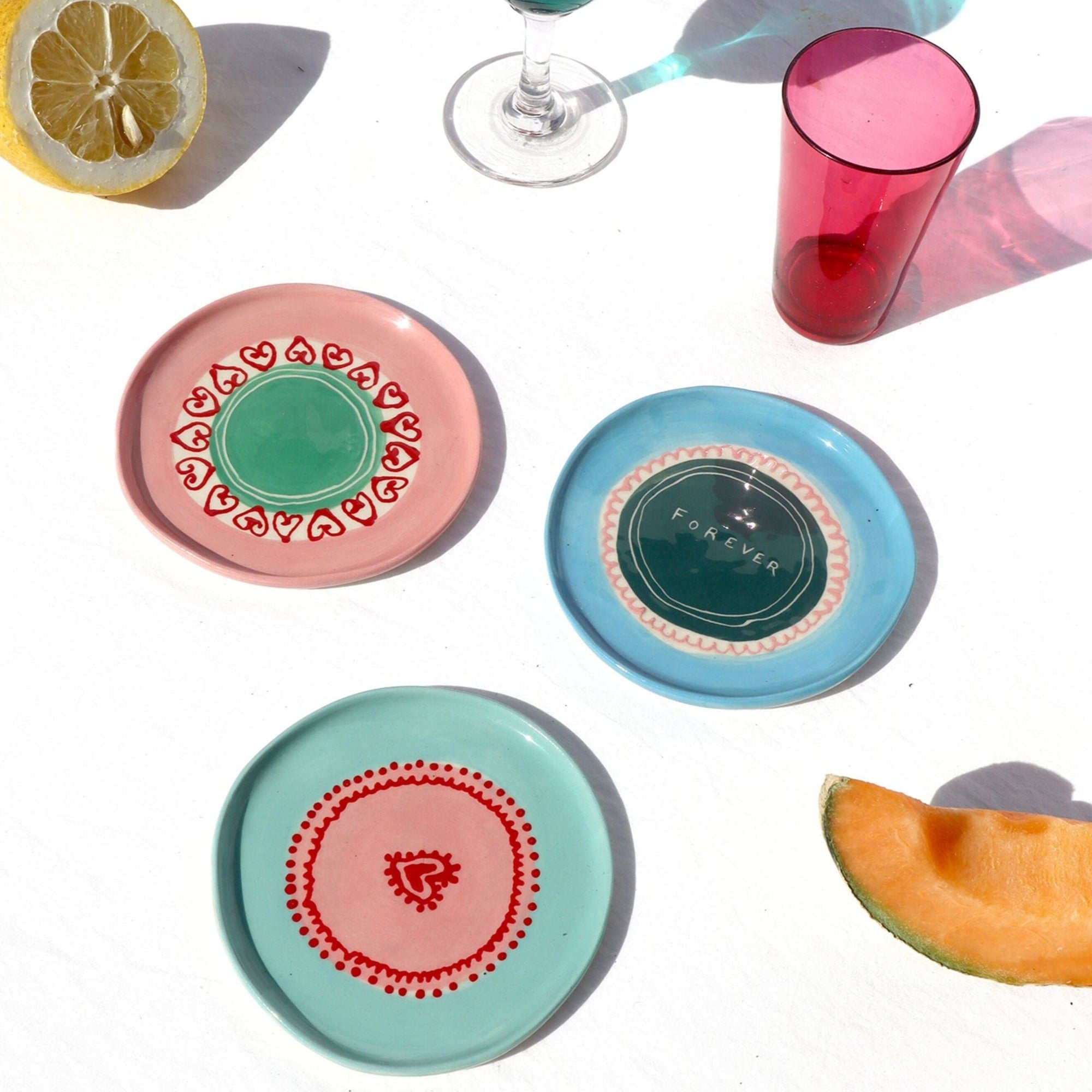 Assiettes "forever" - set de 3