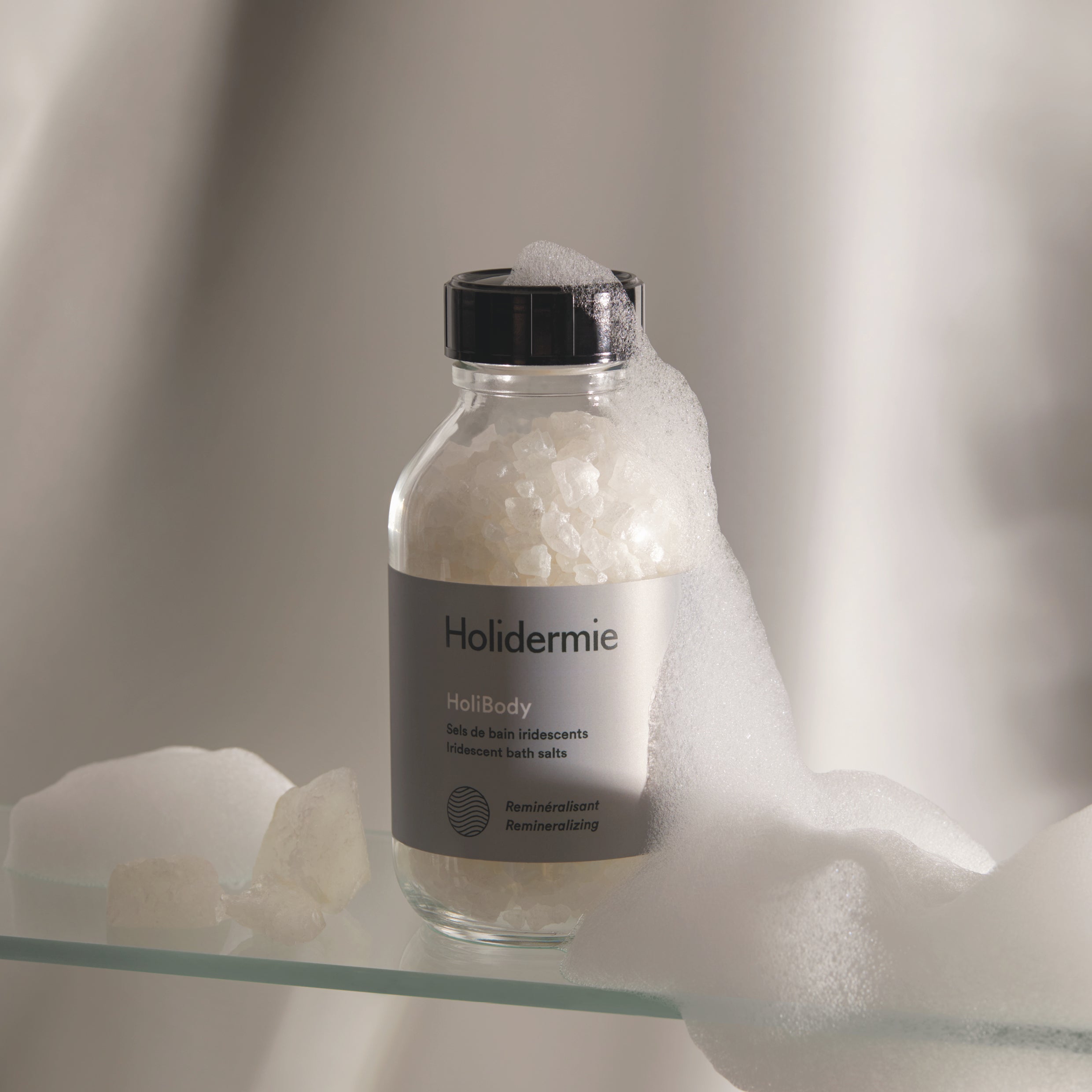 Sels de bain iridescents - Holidermie