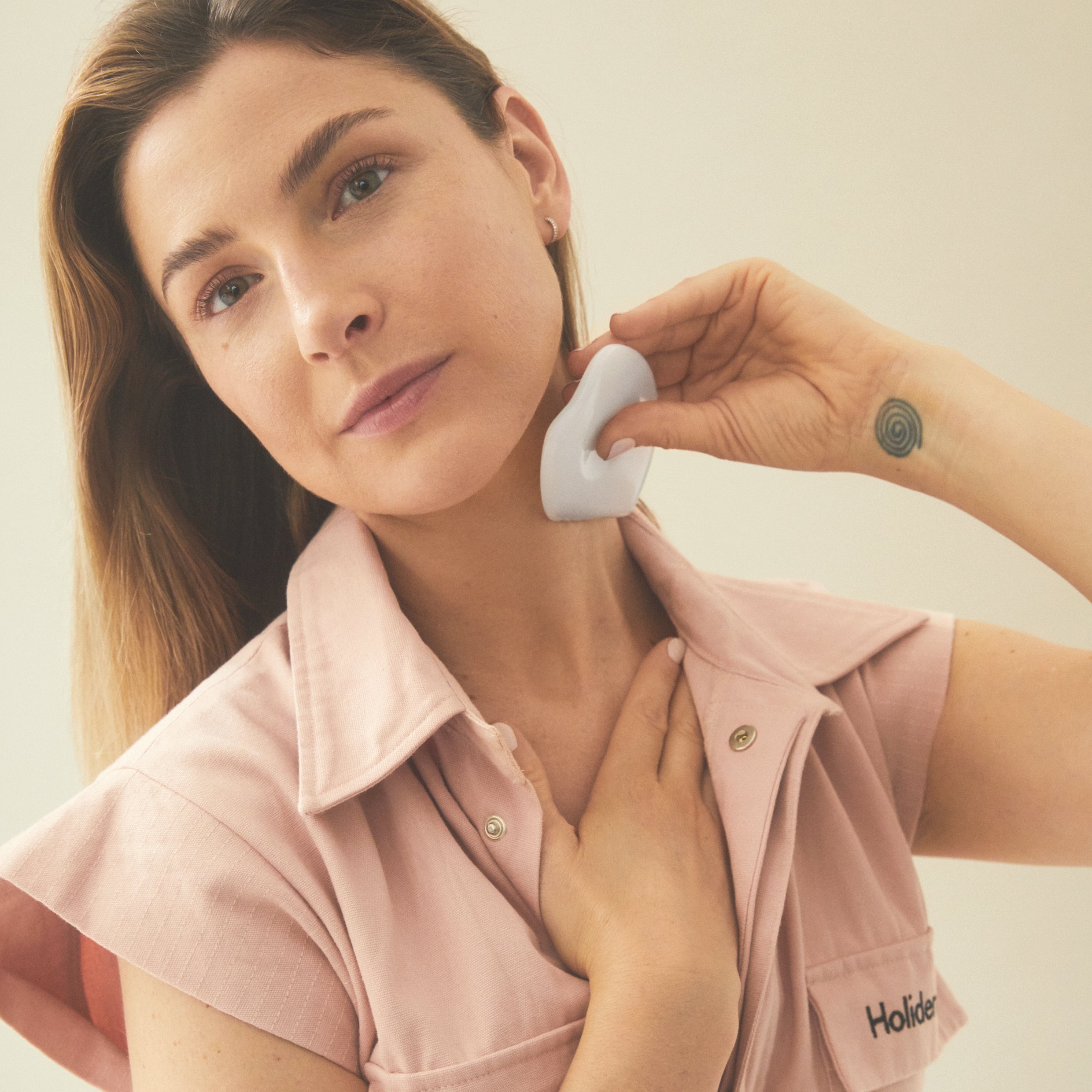 Gua Sha + Huile visage - Holidermie