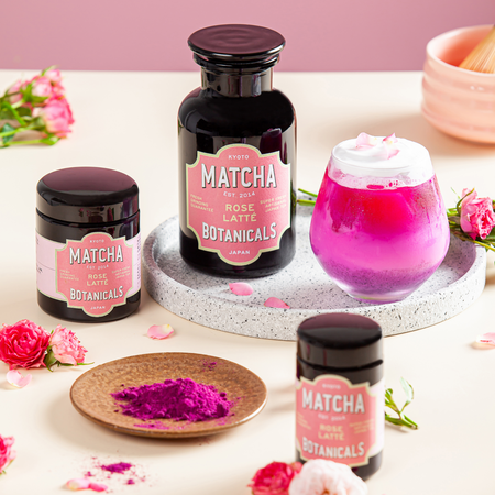 Matcha Rose Latté