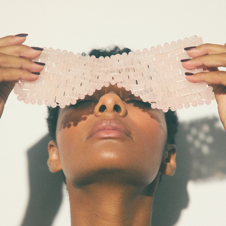 Masque Intégral Yeux 100% Quartz Rose