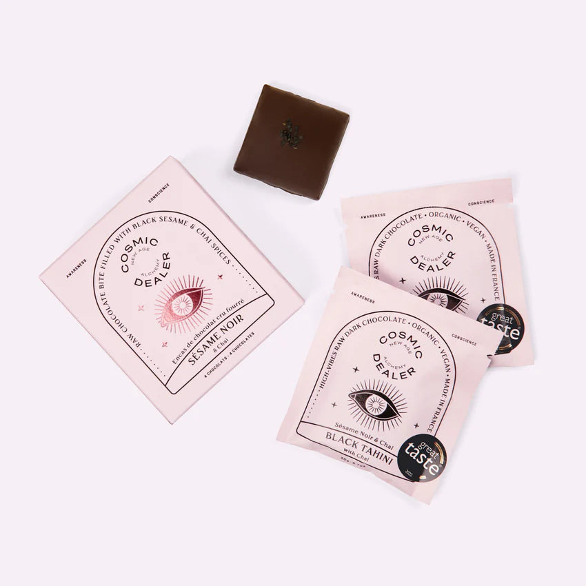 BOITE DE 4 - PARFUM UNIQUE - Sésame Noir & Chai Cosmic Dealer