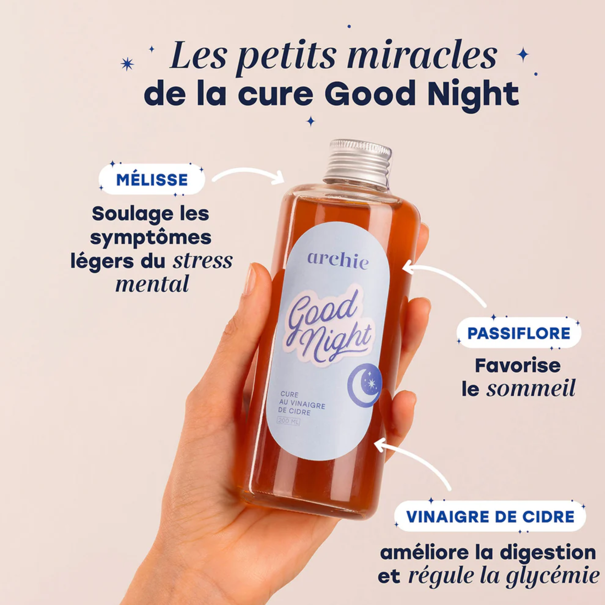 Cure Sommeil - Vinaigre de cidre - 200ml