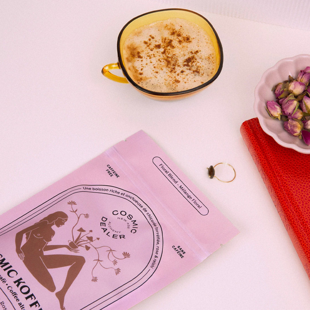 Floral Koffee : café alternatif sans caféine - Reishi et roses