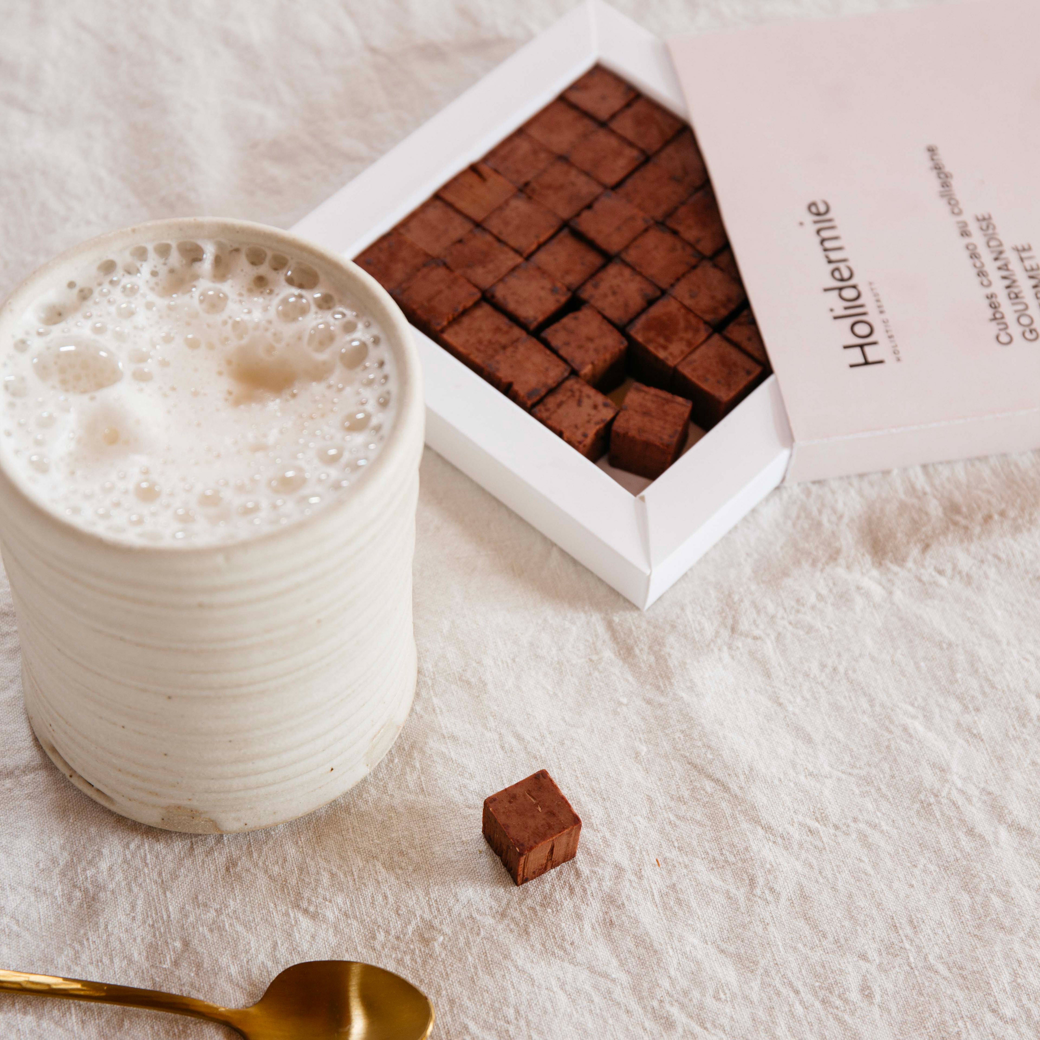 Cubes Cacao au Collagène