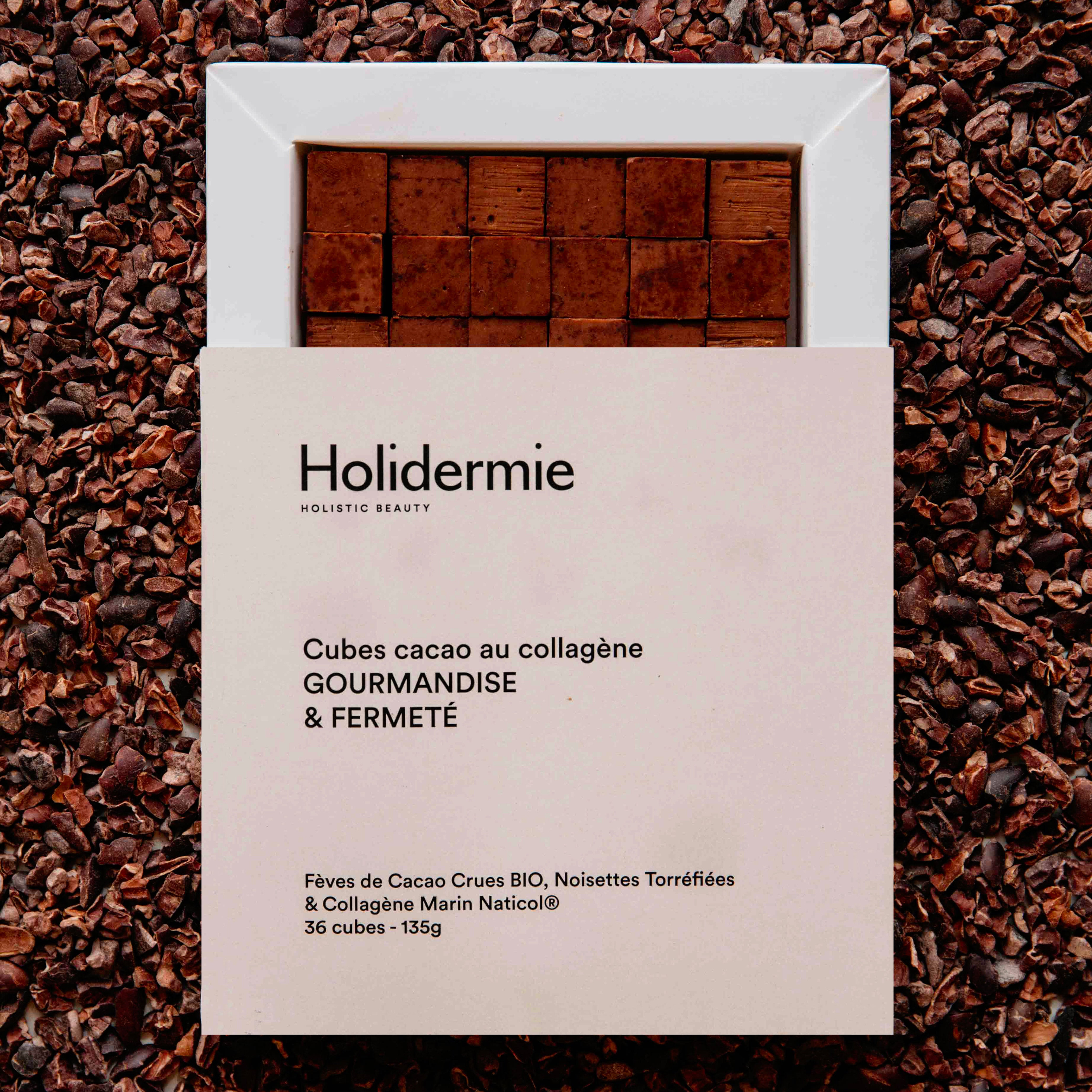 Cubes Cacao au Collagène