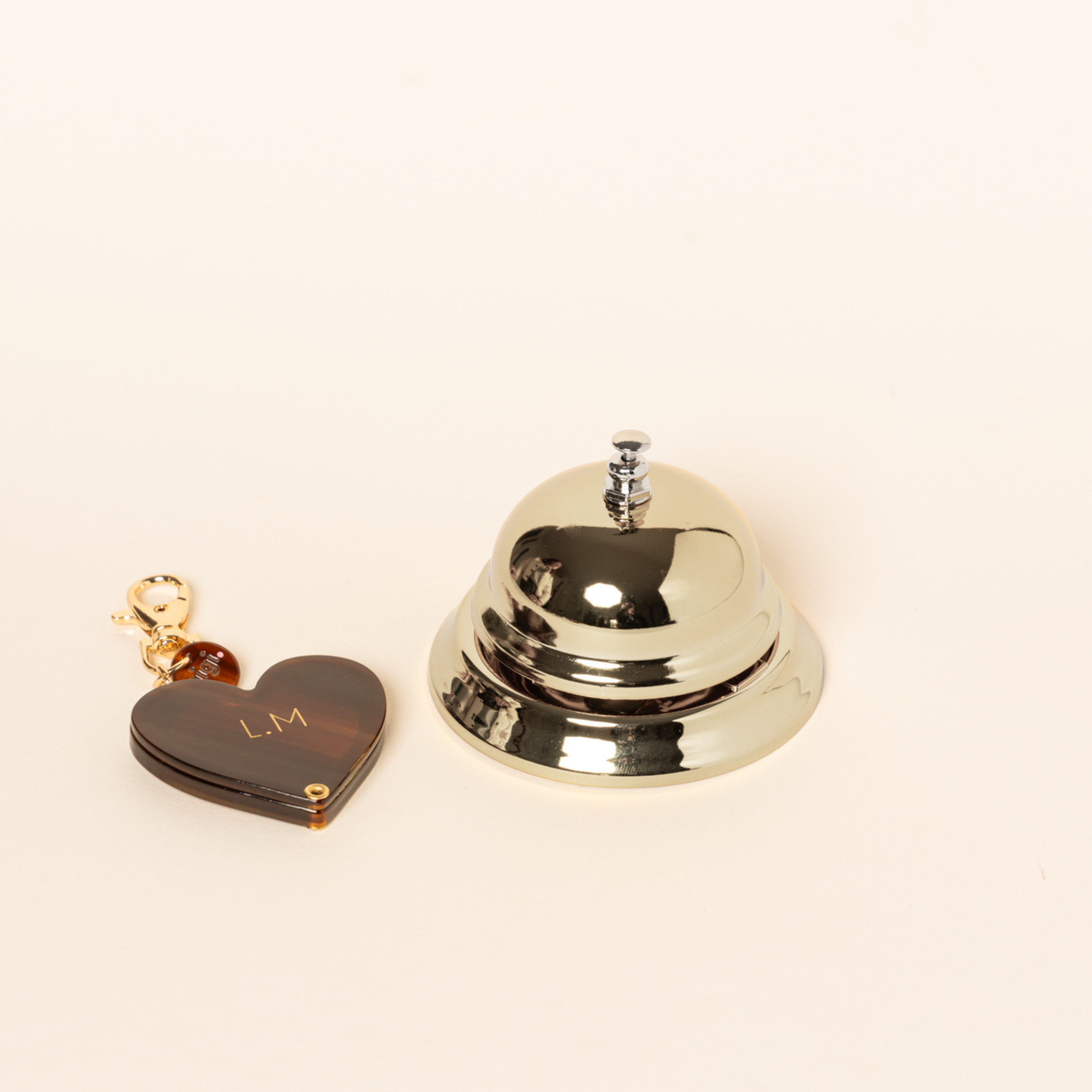 Porte-clef Miroir Coeur