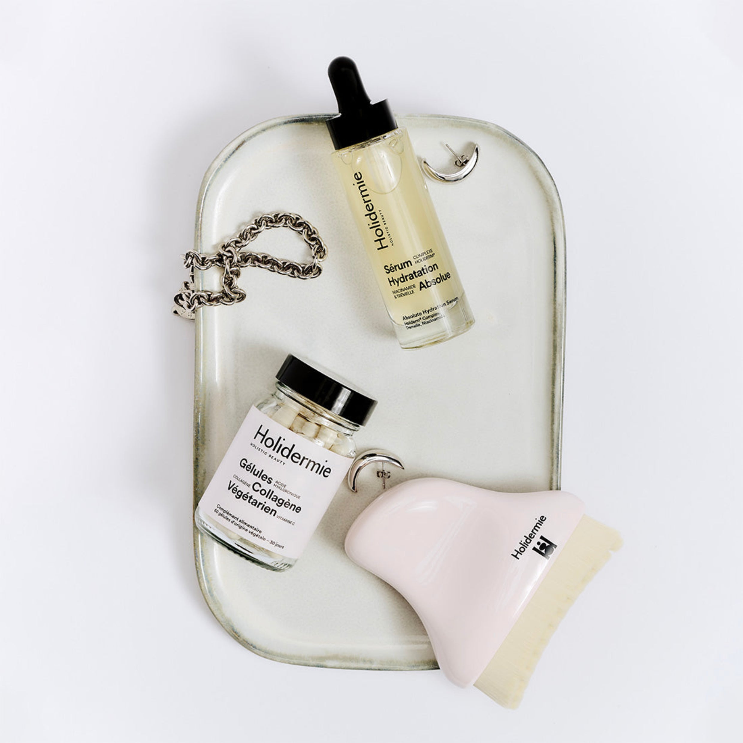 Brosse lymphatique visage pour stimuler la circulation et favoriser le drainage