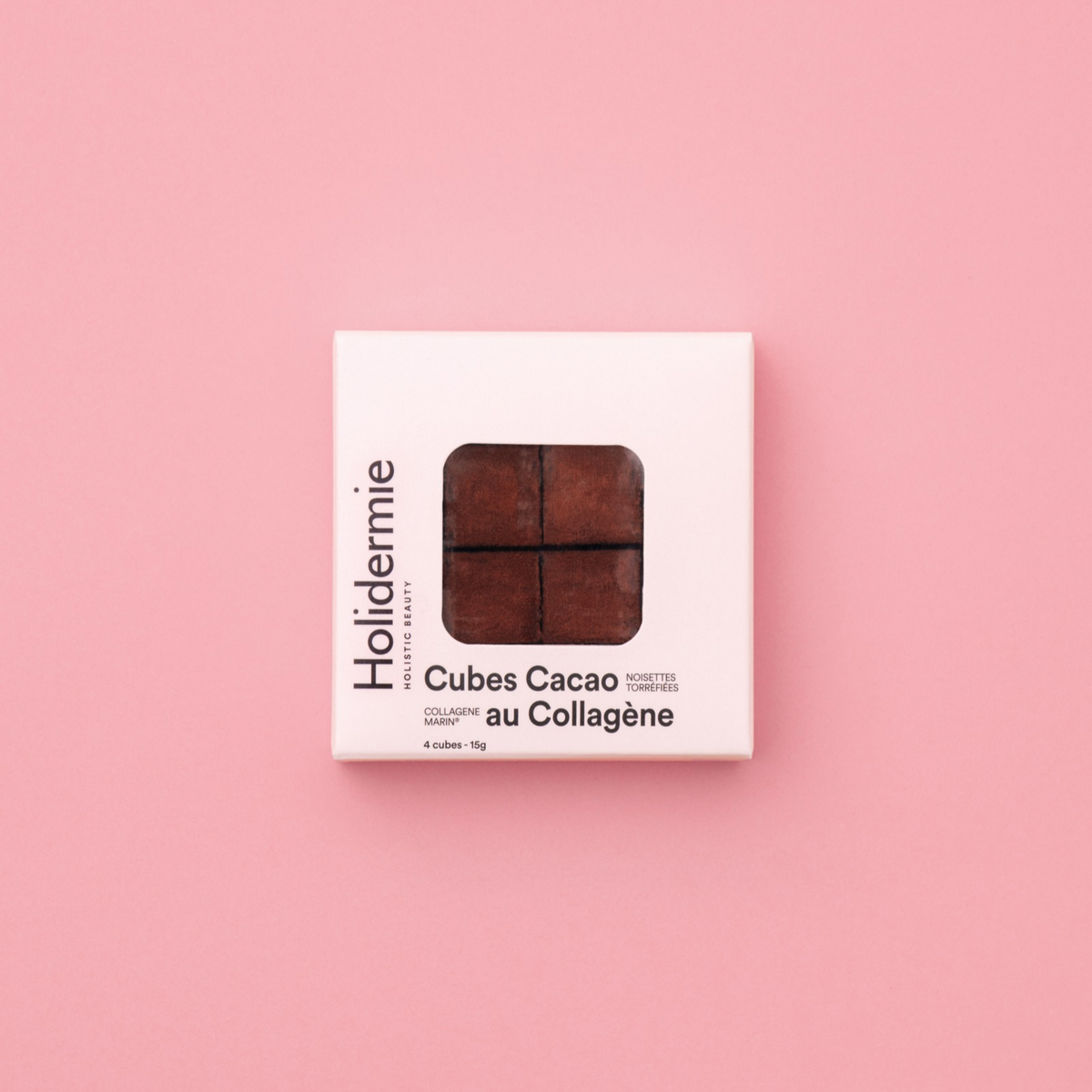 Cubes cacao au collagène x 4
