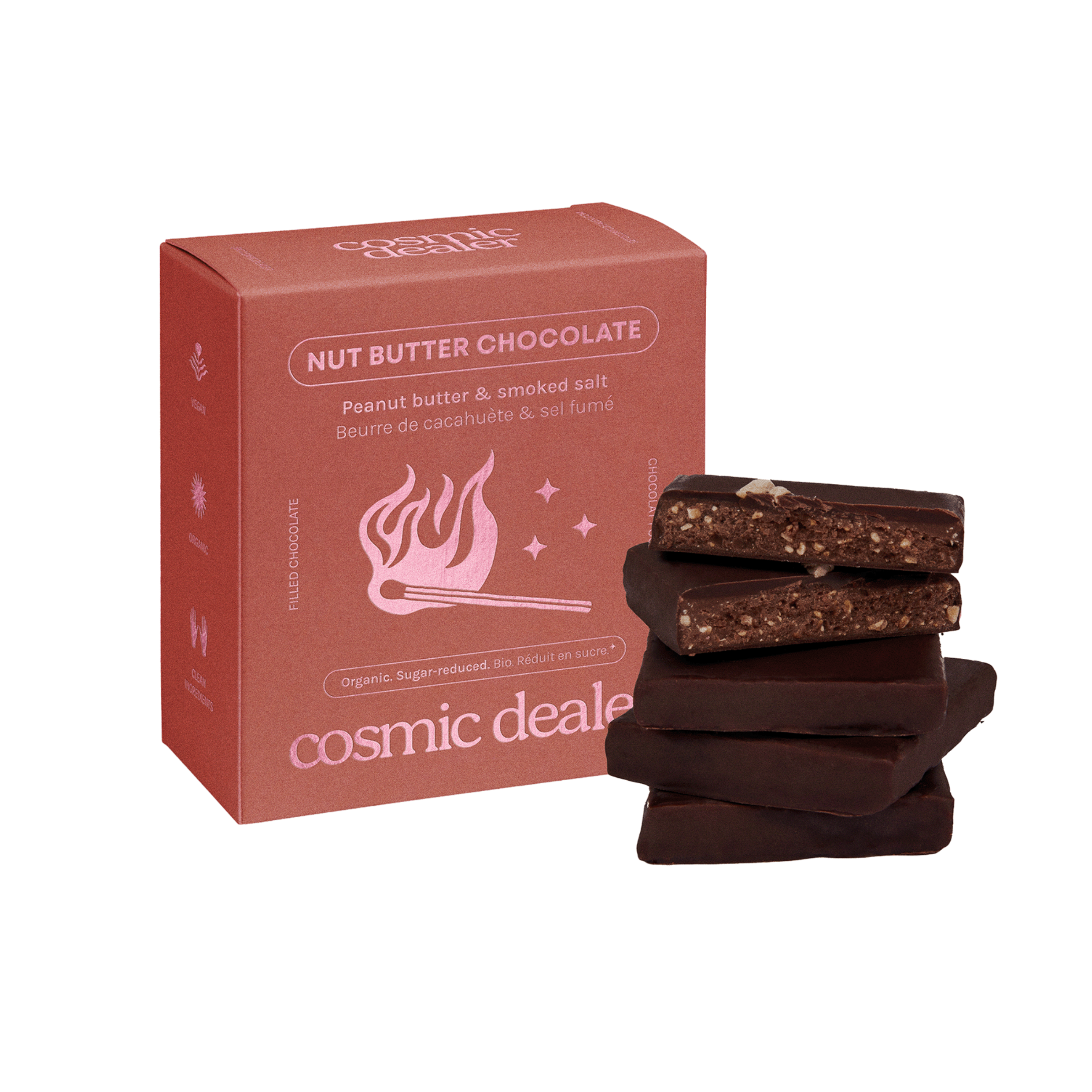 Cacao cru  Beurre de Cacahuète & Sel Fumé BIO