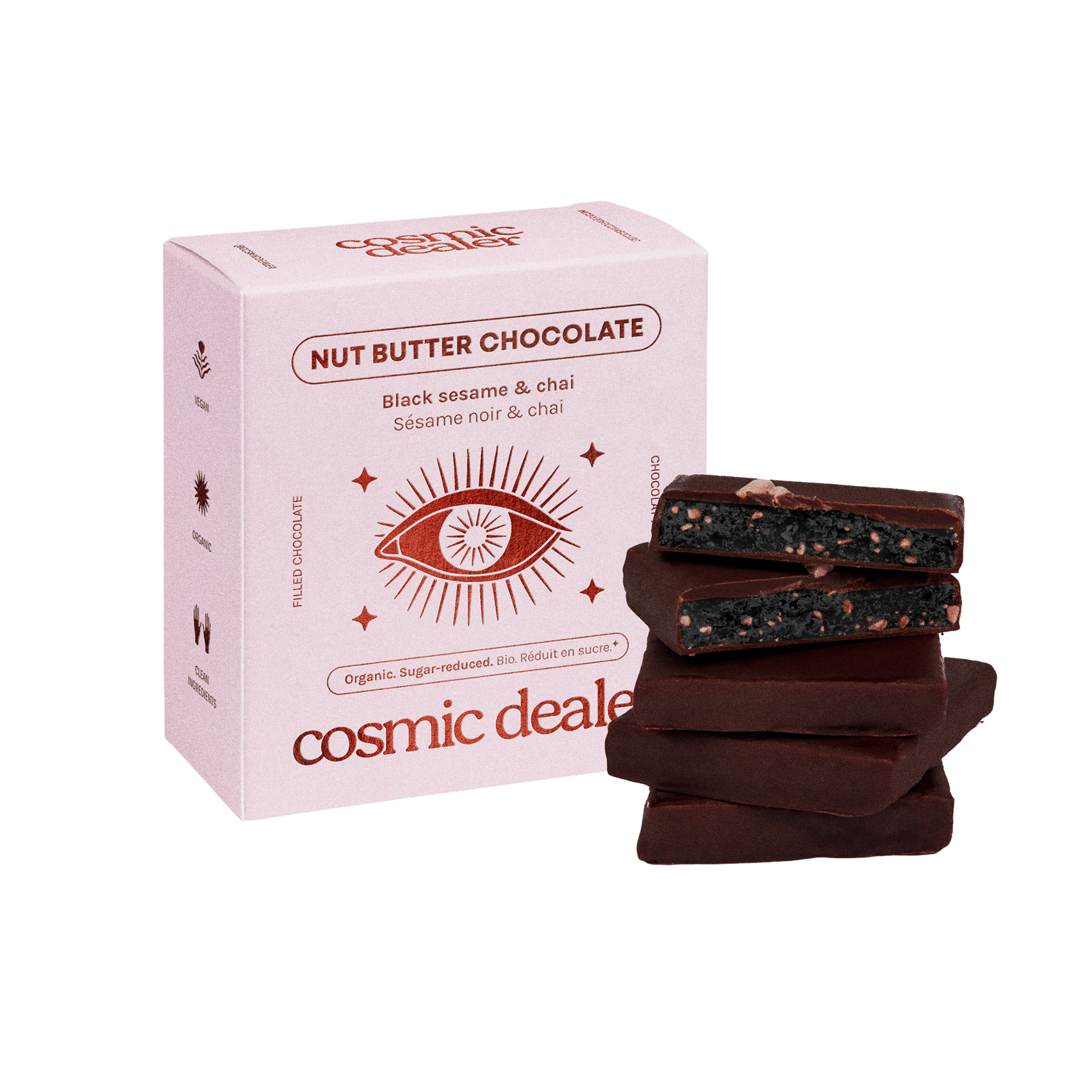 Cacao Cru Sésame Noir & Chai BIO