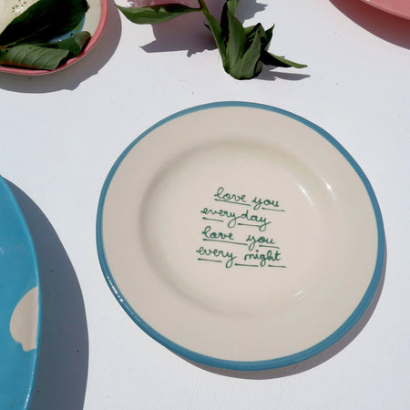 Assiette "love you everyday"
