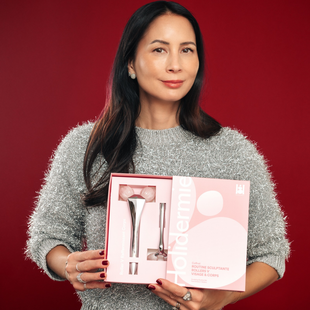 Face & Body V Rollers Sculpting Routine Set