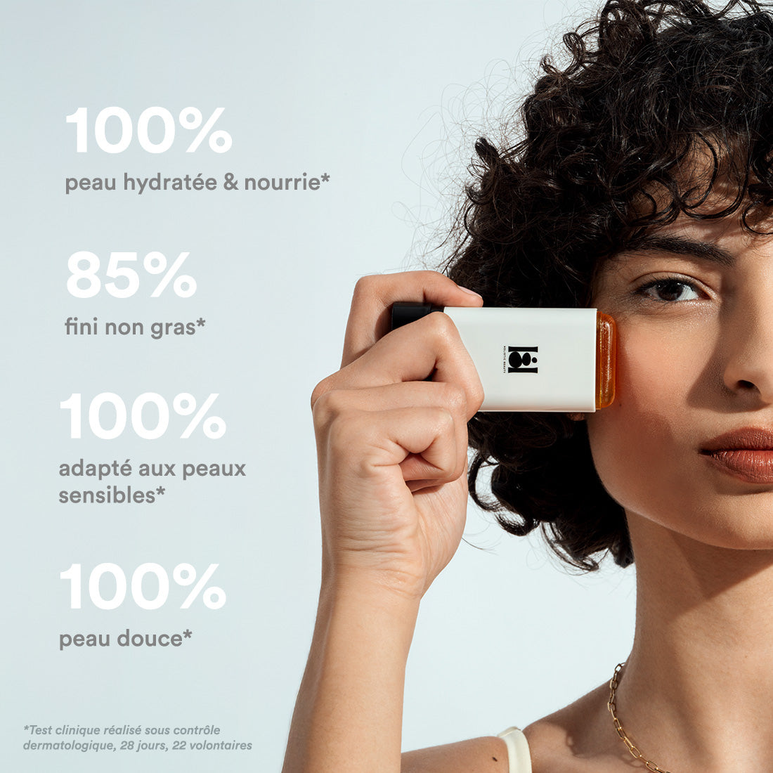 Stick solaire nomade SPF50+ sans traces ni effet gras
