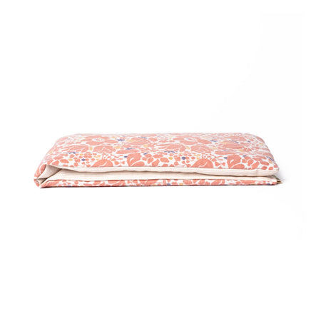 Bouillotte fleurie rayée rose Dame Joucla