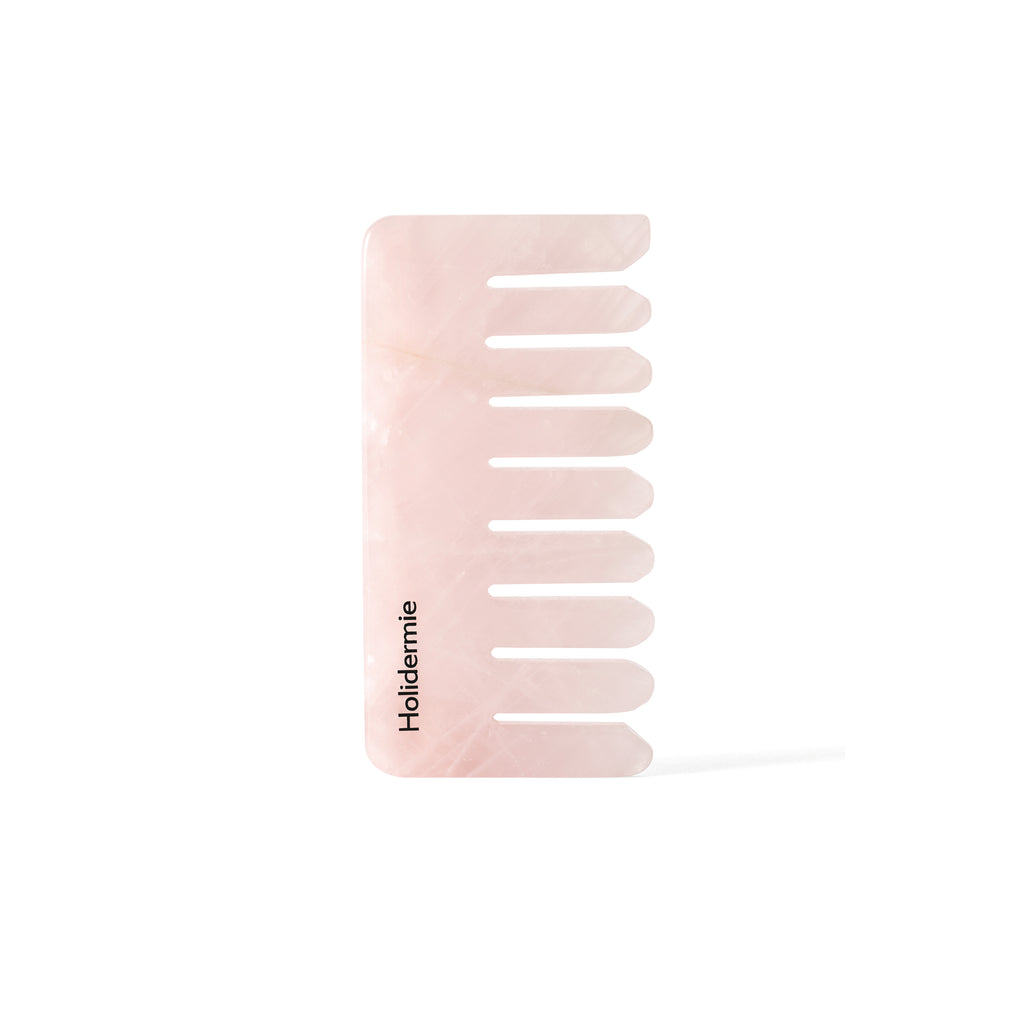 Peigne relaxant en quartz rose - Holidermie